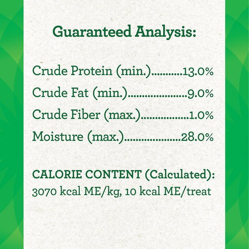 Greenies Pill Pockets for Dogs, Chicken Flavor, Natural Soft Dog Treats, 3.2 oz Pack, 30 Treats