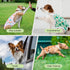 FurVeluxia 3 Pack Washable Female Dog Diapers with Adjustable Suspender, Reusable Sanitary Panties for Dogs in Heat