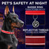 TECEUM Reflective Pet Collar – Red – XS – Extra Soft Padding – Basic Nylon Dog Collar – Quick Release Buckle – Fits