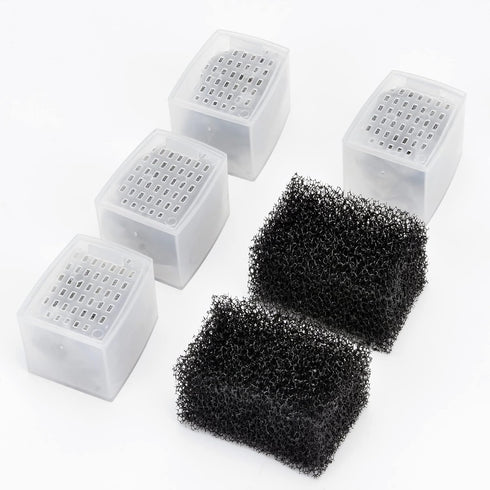 NICREW Replacement Cartridge for Fish Tank Filter Magi 380, Foam and Active Carbon