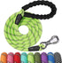 NTR 3FT Heavy Duty Dog Leash, Green Rope Leashes with Swivel Lockable Hook and Comfortable Padded Handle, Cat Puppy