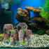 Saim Aquarium Decorations, Artificial Antique Barrels Crafts for Fish Tank Ornament.