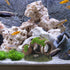 Hollow Barrel Aquarium Shrimp Hideout - Unique Resin Decoration for Freshwater Habitats
