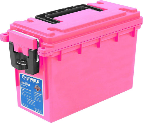 Sheffield 12631 Ammo Storage Box, Protects Hunting Gear, Survival Supplies, Water and Dust Resistant, Stackable, Made
