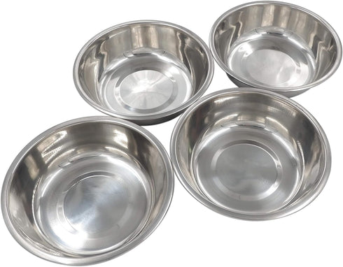 Dog Bowls Cat Bowls, Stainless Steel Bowls 4-Pack