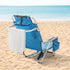 Pinikuyiro 5 Backpack Beach Chair Sling Camping Sunbathing Chairs with Adjustable Position, Head Pillow, Storage Bag