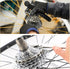 HARFINGTON 3 in 1 Sprocket Remover Wrench, 8" Length Bike Chain Whip Freewheel Spanner for Maintenance