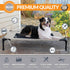 K&H Pet Products Elevated Outdoor Dog Cot Bed for Large Dogs, Portable Washable Dog Hammock Cooling Bed, Heavy Duty