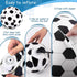 Juome Herding Ball for Dogs, 8" Dog Herding Balls with Soccer Cloth Cover and Hand Pump for Small & Medium Dogs