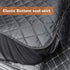 URPOWER Dog Car Seat Cover for Front Seat, Waterproof Pet Car Seat Protector with Pocket & Elastic Skirt, Non-Slip Dog