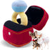 Valentines Dog Wedding Toy Engagement Plush Ring Box for Dog Birthday Gifts,