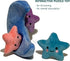 MODERN WAVE Interactive Squeaky Plush Hide and Seek Squirrel Puzzle Toy for Dogs, Small Size