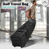 Himal Outdoors Soft-Sided Golf Travel Bag with Wheels - Heavy Duty 600D Polyester Oxford, Universal Size