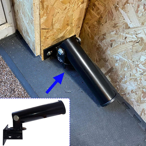 Wall Mount Post Landmine Attachment for Barbell with 360 Degree Rotation, T-bar Row Attachment Landmine Base for Fitness