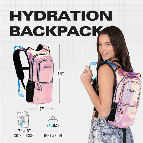 Sojourner Hydration Pack - Water Backpack with 2l Bladder, Festival Essential for Hiking, Running, Biking