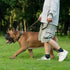 EXCELLENT ELITE SPANKER Tactical Dog Leash Heavy Duty 5-6FT Adjustable No Pull Bungee Leash with 2 Padded Control