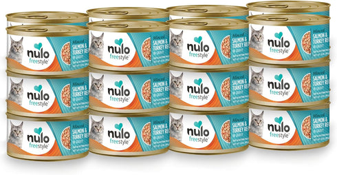Nulo Freestyle Cat and Kitten Minced Wet Canned Food, Premium Grain-Free, Protein-Rich with Omega 6 and 3, 3 Ounce