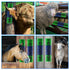 Rouisxue Posts(4pcs, Livestock Scratch Brush for Cattle, Horses, Goats, Cow, Durable Scratching Brush, Massage Grooming