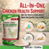 180 GrubTerra Hen Harmony All-in-One Chicken Electrolytes for Water with Probiotics & Prebiotics, Daily Gut Supplement