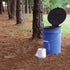 5 3 (41546) Camco Bucket Toilet Seat with Lid - Converts Standard Gallon Bucket into Portable Toilet for Camping