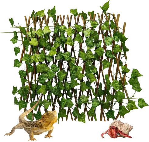 Reptile Hermit Crab Climbing Toys 15.75 in Sweet Potato Leaves Expandable Retractable