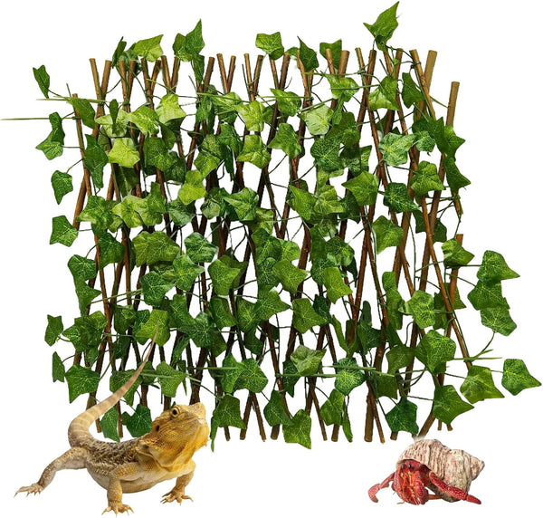 Reptile Hermit Crab Climbing Toys 15.75 in Sweet Potato Leaves Expandable Retractable