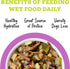 6oz (Pack 8) Weruva Awesome Bouncy Wet Dog Food, Beef & Brown Rice, Can