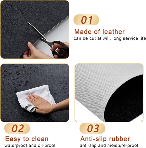 PVC Pet Crate Floor Protection Mat, 32" x 50" XXL Washable Waterproof Non-Slip Rug Whelping Pad for Pets