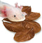 SunGrow 10 Pack Axolotl Indian Almond Leaves, 5-Inches for Aquarium Water Quality Improvement