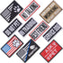 10 Pieces Service Dog Patches, Removable Tactical Pet in Training Hook and Loop Harness American Flag Set
