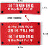 in Training Do Not Pet Funny Red Dog Leash Sleeve - Leash Wrap for Pet Dogs Walking - Dog's Gift and Dog Owner Gift
