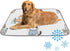 imiBBWQu Dog Cooling Mat Cute Cats Blue Orange Dog Cooling Mat Set Washable