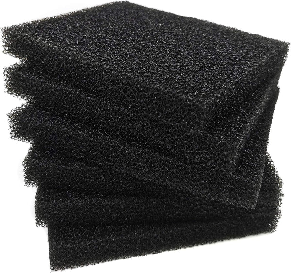 Aquarium Bio Filter Media Sponge, 6.28 x 5.5 x 0.78 Inch Foam Filter Pad Compatible with ML350 (6 Pack)