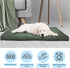 Petmaker Water-Resistant Orthopedic Dog Bed, Removable Washable Cover, Non-Slip Bottom, 44in Large Pet Bed, Green
