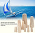 KIMISS Tapered Wood Plugs, 10pcs Marine Through Hull Emergency Soft Wood Plugs Set