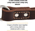 Short Leather Dog Leash, 12" Length x 1" Wide, Traffic Dog Leash for Medium, Large and Extra-Large Breeds