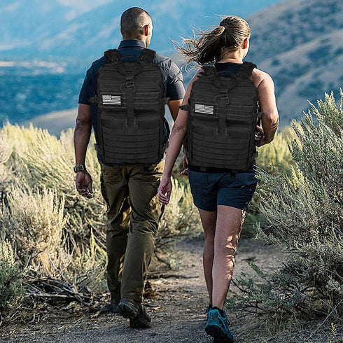 WOLT Tactical Backpack for Men 45L Military Molle Large 3 Day Assault Pack for Hiking Survival