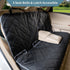 ZQ Bench Car Seat Cover for Dogs, Waterproof Rear Seat Protector Stays Securely in Place for Pets, Dog Backseat Cover