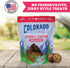 6 oz Omega-3 Colorado Naturals Salmon Jerky Chips Dog Treats, All-Natural, Made in USA, No Fillers or Preservatives