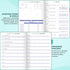 A5 Clever Fox Fitness & Food Journal Nutrition & Workout Planner for Women & Men Diet & Gym Exercise Log Book