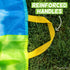 16 12 Play Platoon Rainbow Parachute Toy for Kids, ft Parachute Game with Handles for Kids, Elementary School Gym Class