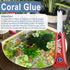 3 PCS Aquarium Glue, Safe Quick-Drying Coral Glue for Aquatic Plants, Moss, Coral, Stones, Fresh and Salt Water