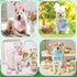 100 Kacctyen Pcs Easter Dog Bandanas Bulk Dog Adjustable Cute Washable Triangle Kerchief Scarf Bibs for Small to Medium