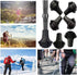 Trekking Poles Tips, Rubber Hiking Sticks End Caps Protectors, Replacement Accessories for Most Hiking Canes