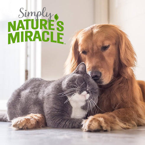 Nature's Miracle Simply Pet Stain and Odor Remover, 128 Ounce Made with 86% Plant-Derived Surfactants