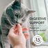 Shameless Pets Crunchy Cat Treats - Catnip Treats with Real Chicken, Digestive Support, 3-Pk