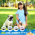 4 Pack Dog Collar Floral Breakaway, Adjustable Spring and Summer Pet Collars for Dog Puppy Decoration (Medium)
