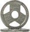 Signature Fitness Cast Iron Weight Plate for Strength Training and Weightlifting, Standard or Olympic, Available in