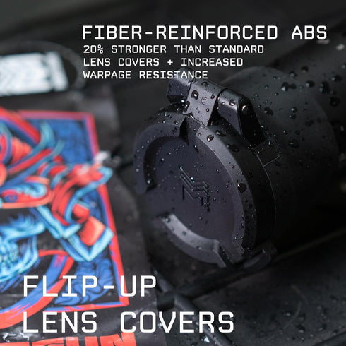 Monstrum Pro Series Flip-Up Scope Lens Cover with Detachable Honeycomb ARD