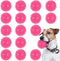 16 Pack Squeaky Dog Balls - 2.5'' Spiky TPR Rubber Balls for Teething, Interactive Fetch Toys for Small and Medium Dogs